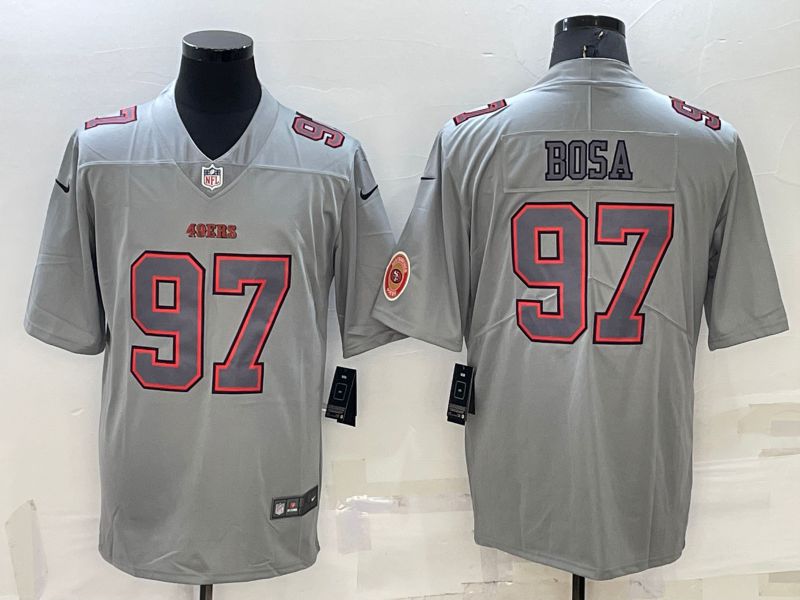 Men San Francisco 49ers #97 Bosa Grey 2022 Nike Limited Vapor Untouchable NFL Jersey->san francisco 49ers->NFL Jersey